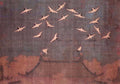 Auspicious Cranes by Emperor Huizong, Song dynasty